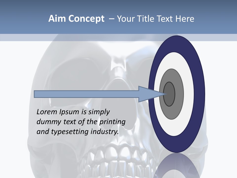 Ancient Horror Skull PowerPoint Template