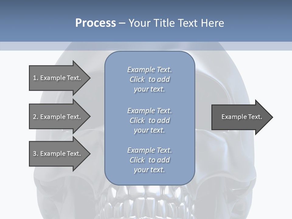 Ancient Horror Skull PowerPoint Template
