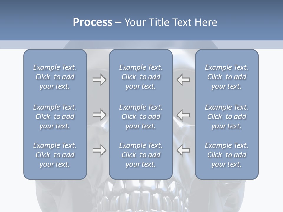 Ancient Horror Skull PowerPoint Template