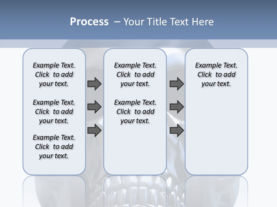 Ancient Horror Skull PowerPoint Template