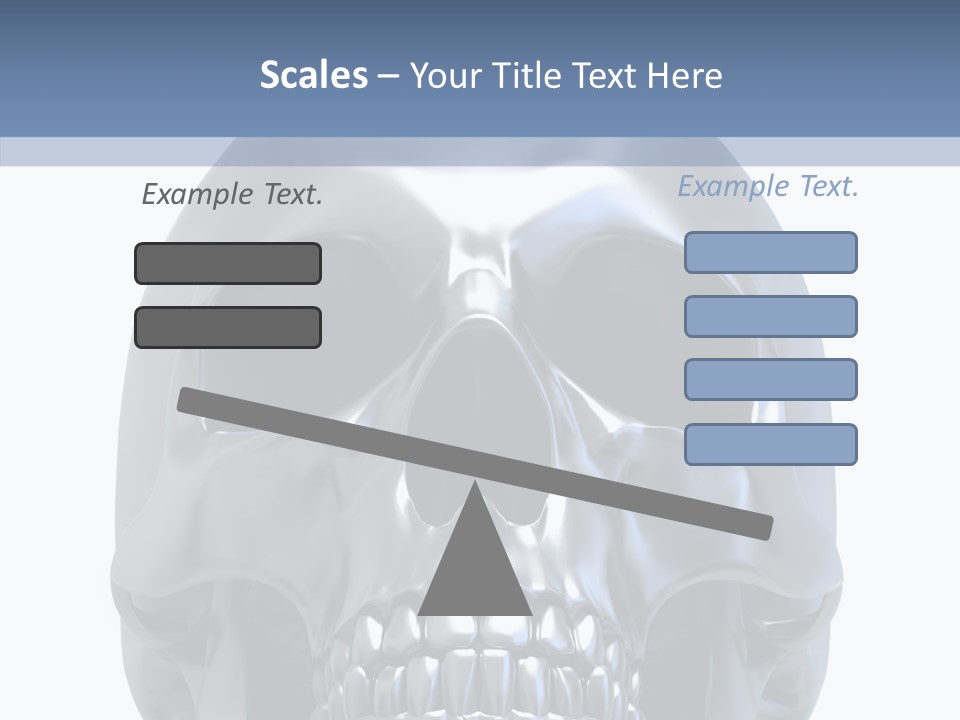 Ancient Horror Skull PowerPoint Template