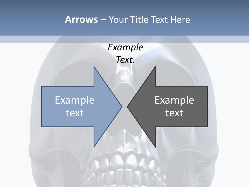 Ancient Horror Skull PowerPoint Template