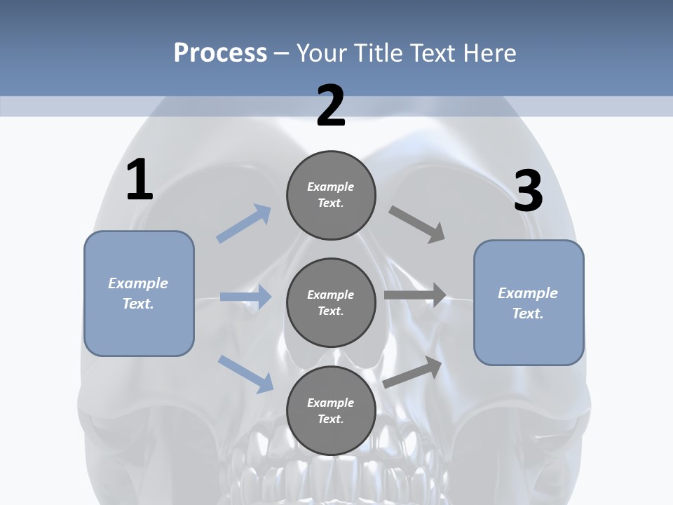 Ancient Horror Skull PowerPoint Template