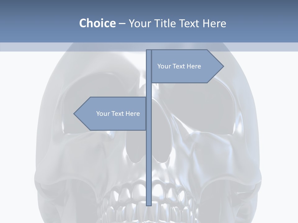 Ancient Horror Skull PowerPoint Template