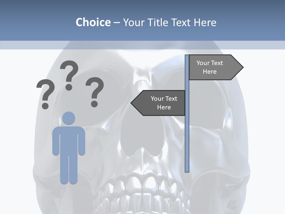 Ancient Horror Skull PowerPoint Template