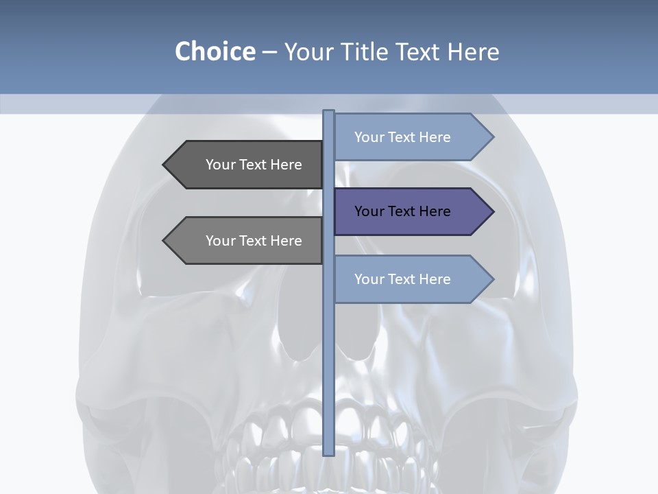 Ancient Horror Skull PowerPoint Template