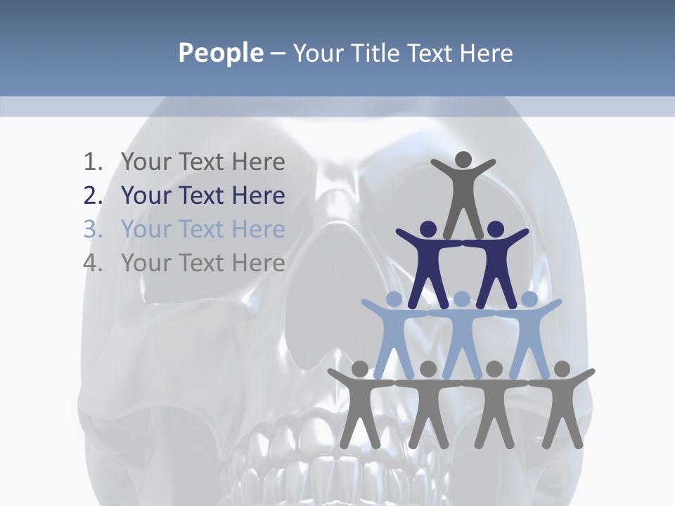 Ancient Horror Skull PowerPoint Template