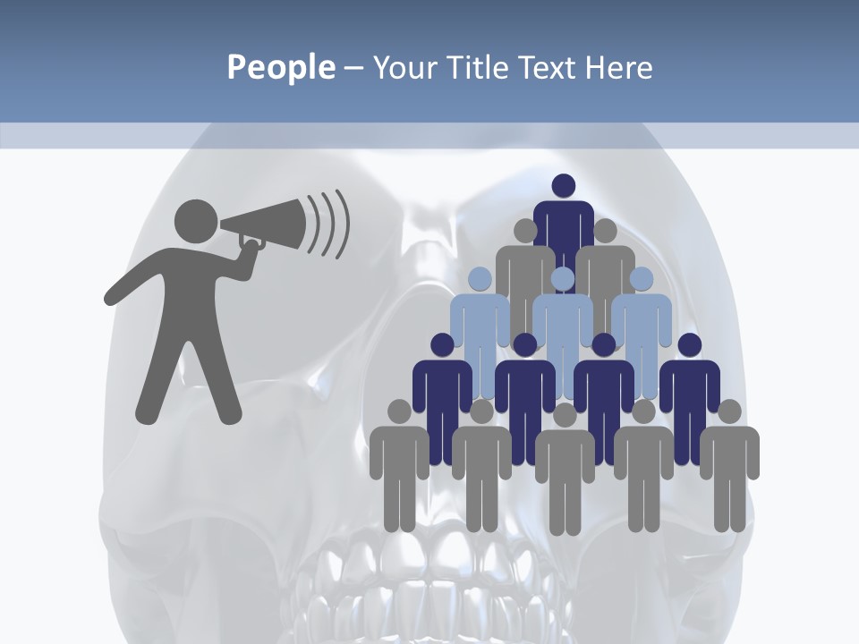 Ancient Horror Skull PowerPoint Template