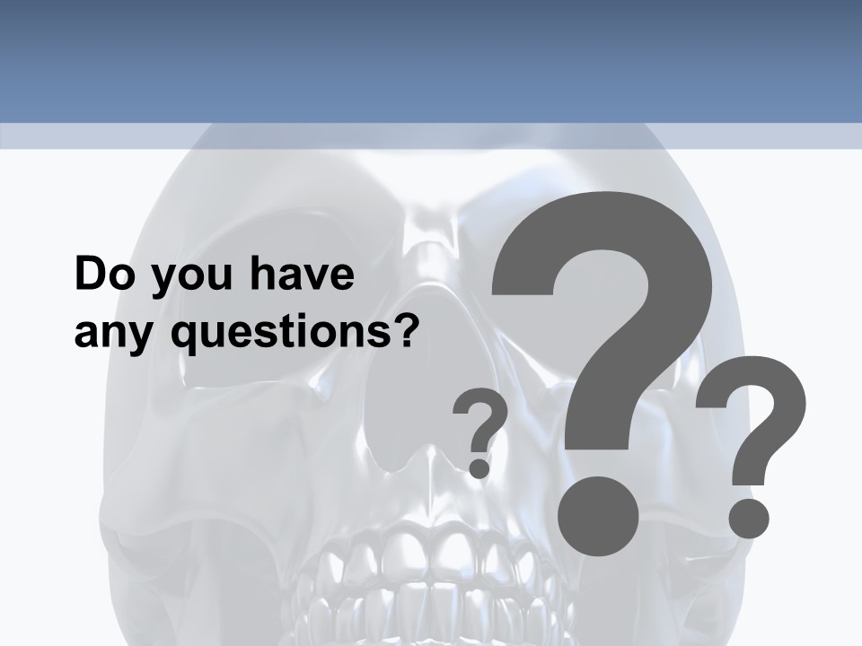 Ancient Horror Skull PowerPoint Template