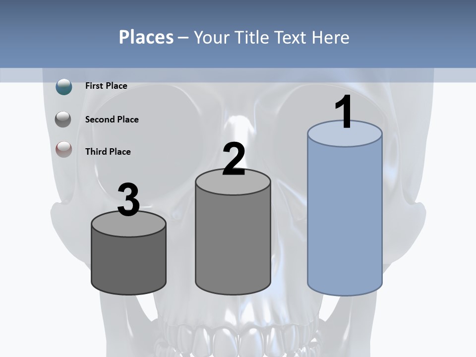 Metallic Dead Isolated PowerPoint Template