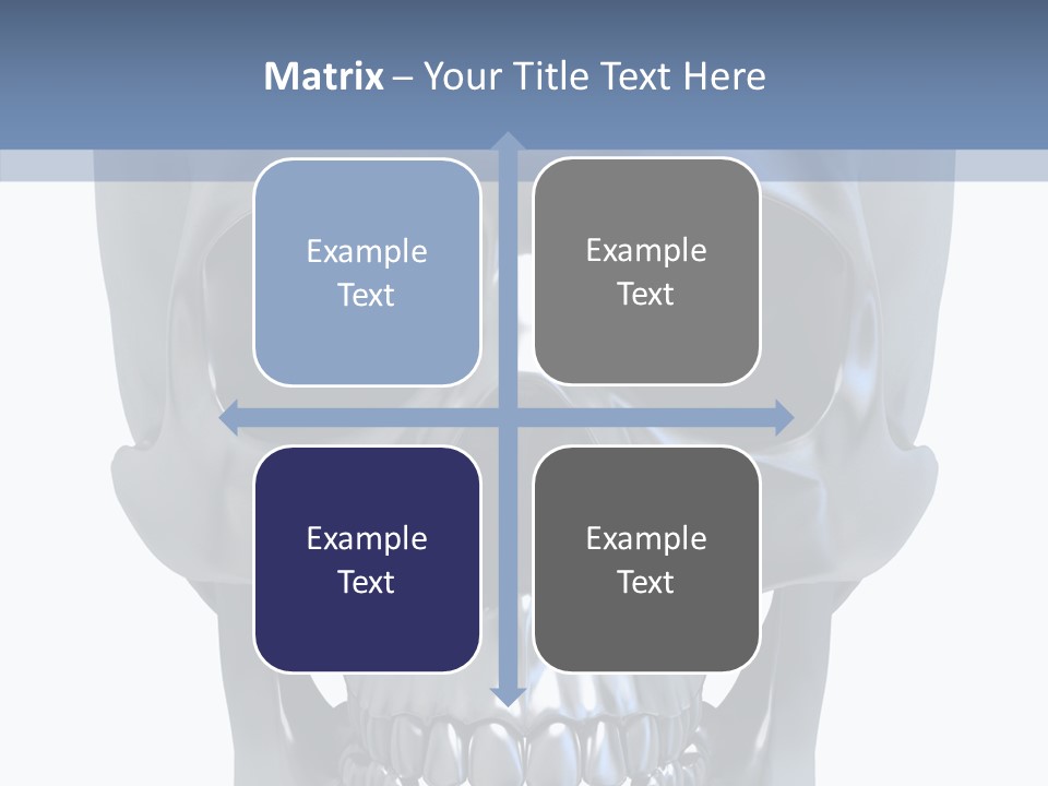 Metallic Dead Isolated PowerPoint Template