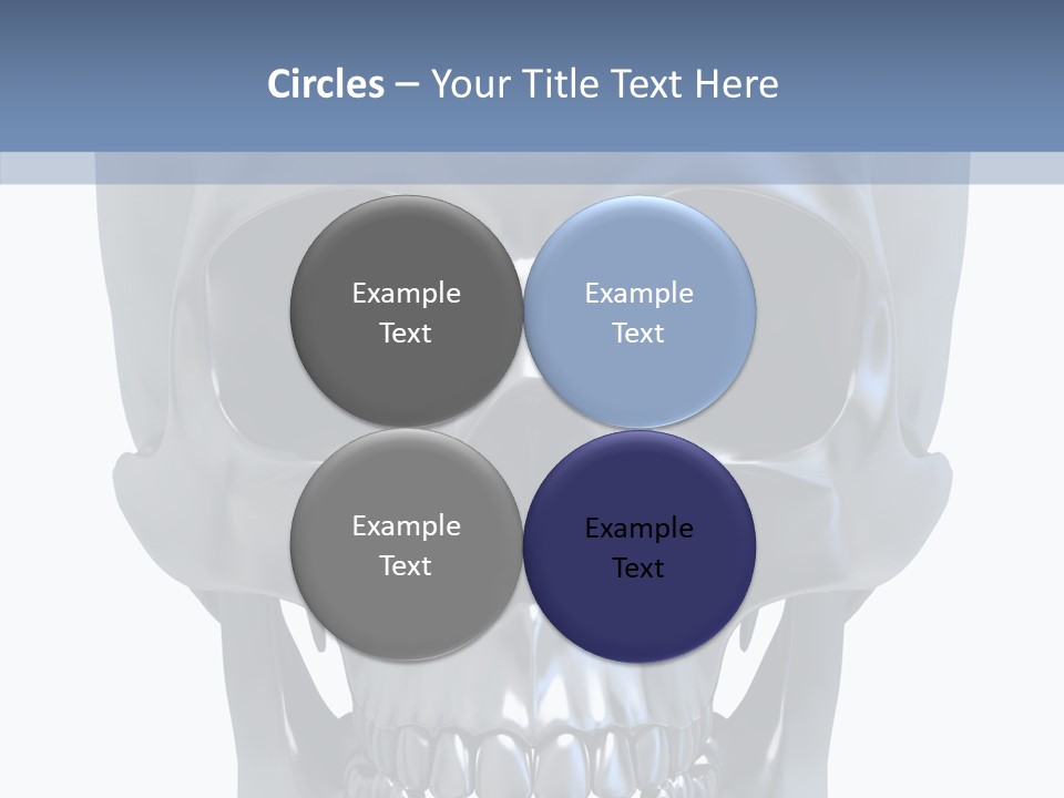 Metallic Dead Isolated PowerPoint Template