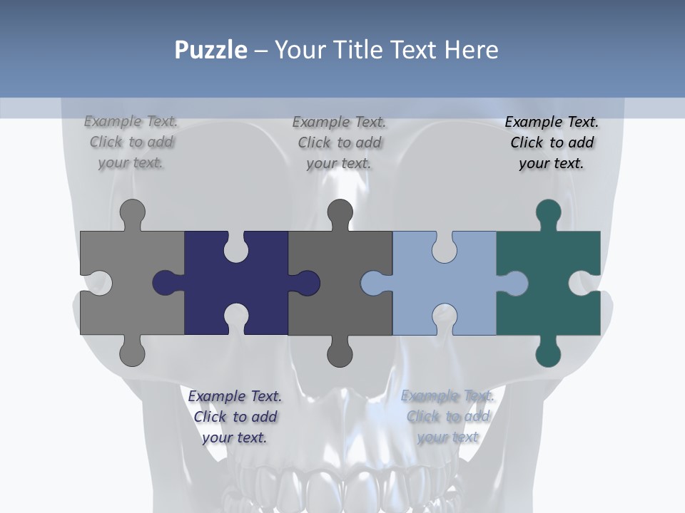 Metallic Dead Isolated PowerPoint Template