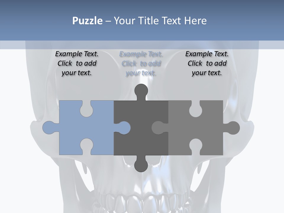 Metallic Dead Isolated PowerPoint Template