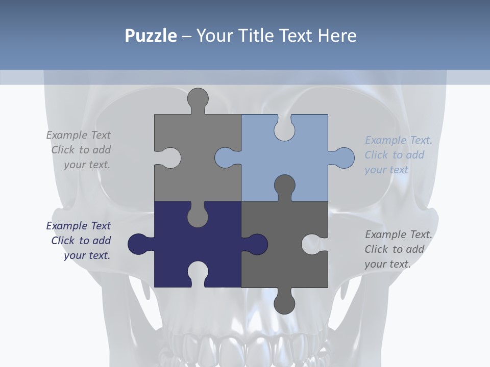 Metallic Dead Isolated PowerPoint Template