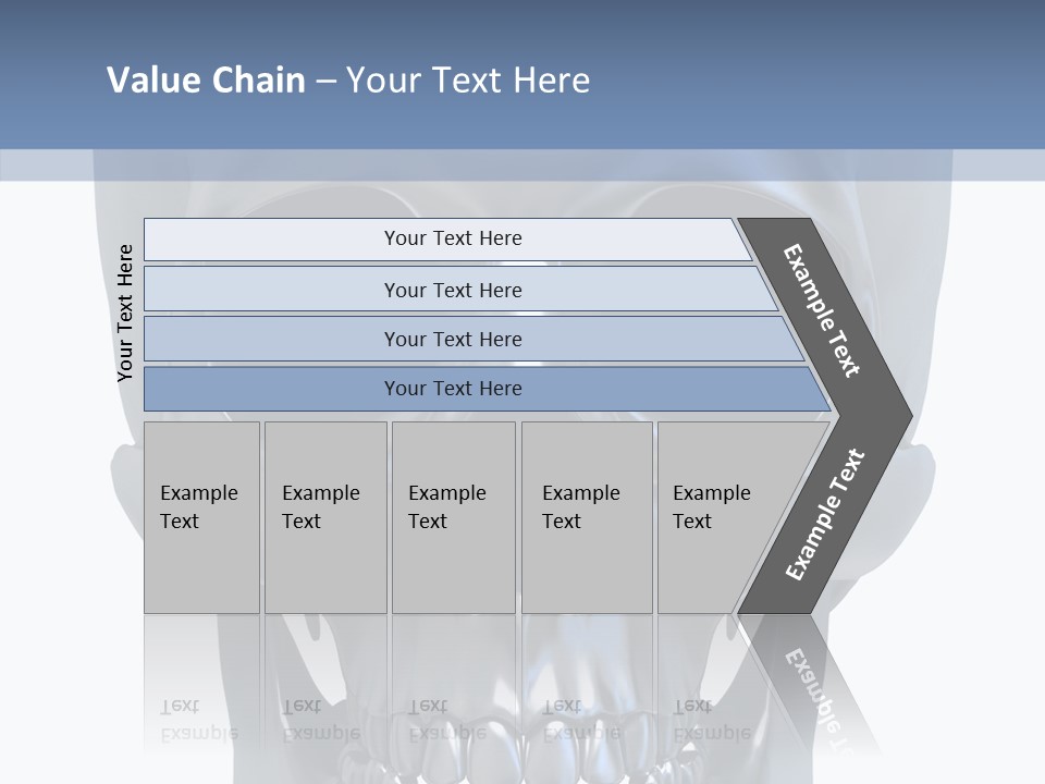 Metallic Dead Isolated PowerPoint Template