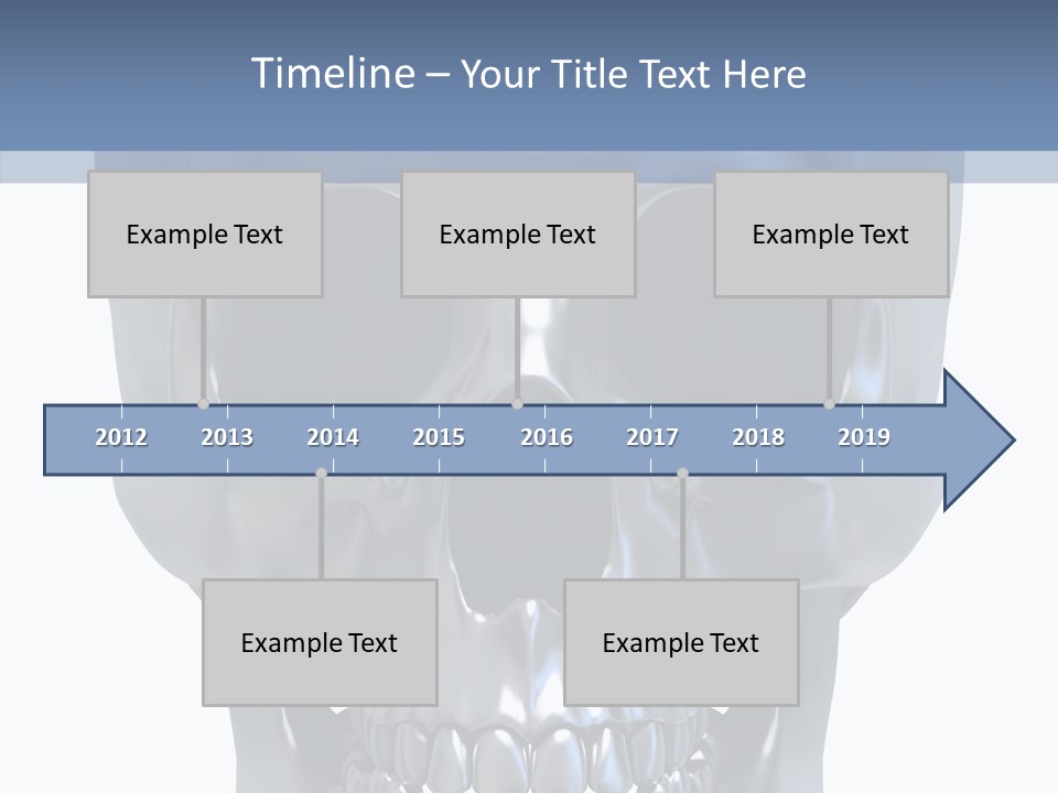 Metallic Dead Isolated PowerPoint Template