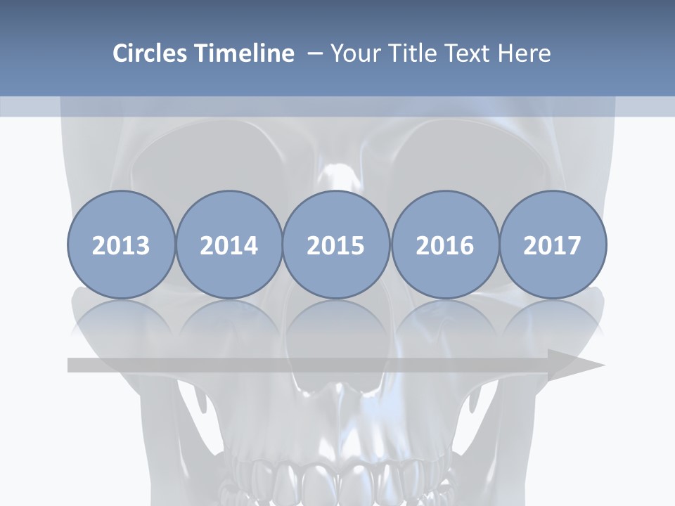 Metallic Dead Isolated PowerPoint Template