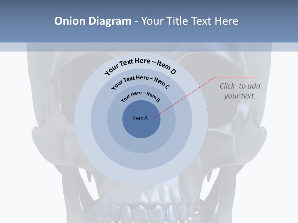 Metallic Dead Isolated PowerPoint Template