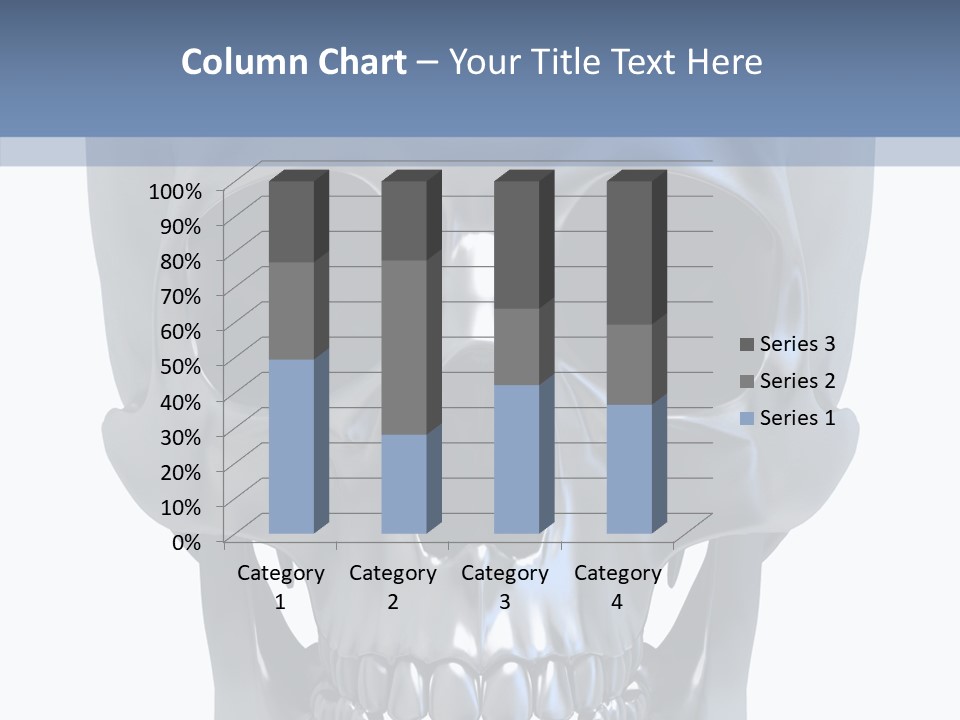 Metallic Dead Isolated PowerPoint Template