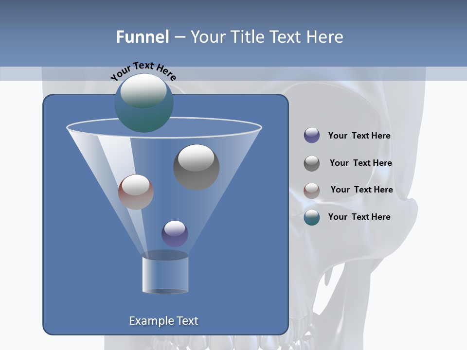 Metallic Dead Isolated PowerPoint Template