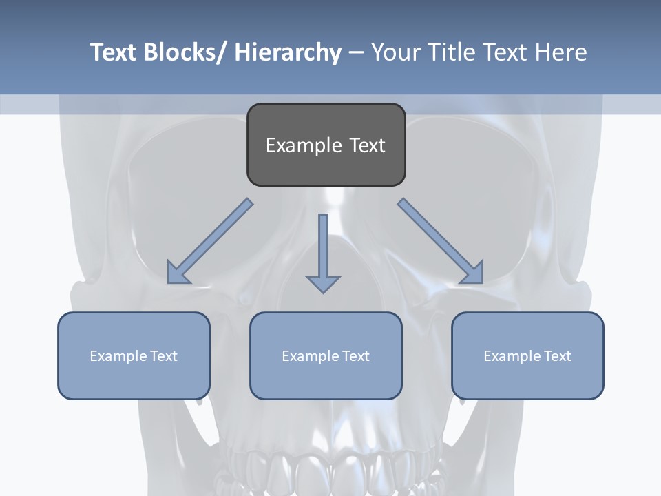 Metallic Dead Isolated PowerPoint Template
