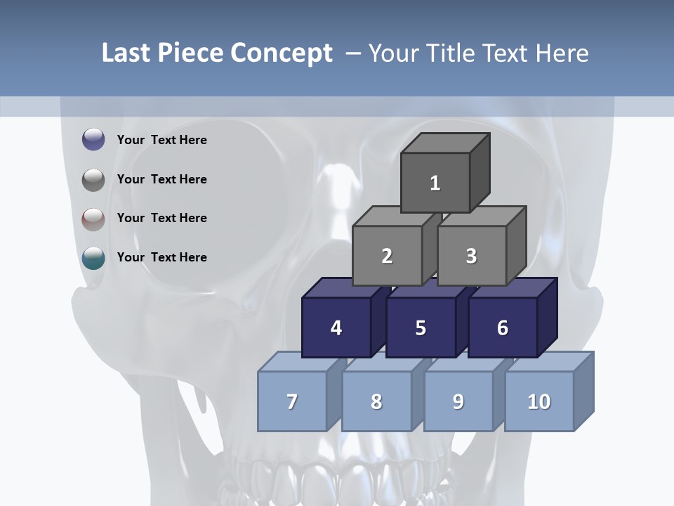 Metallic Dead Isolated PowerPoint Template