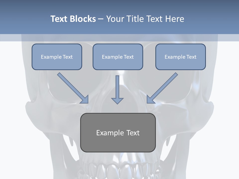 Metallic Dead Isolated PowerPoint Template