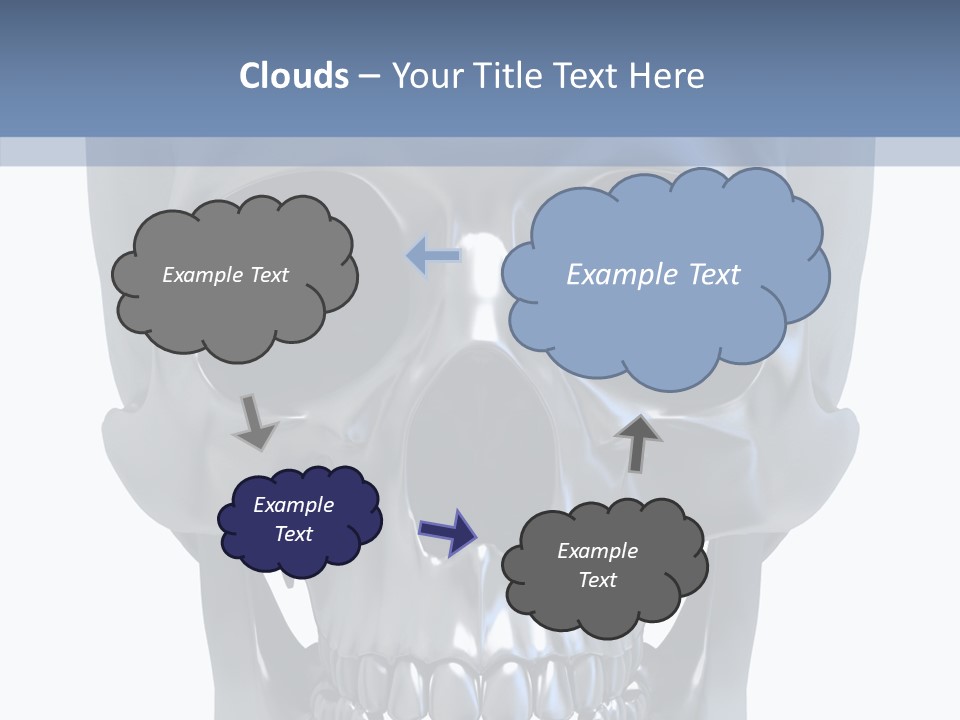 Metallic Dead Isolated PowerPoint Template