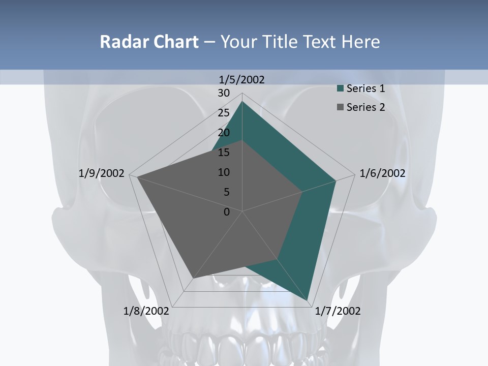 Metallic Dead Isolated PowerPoint Template