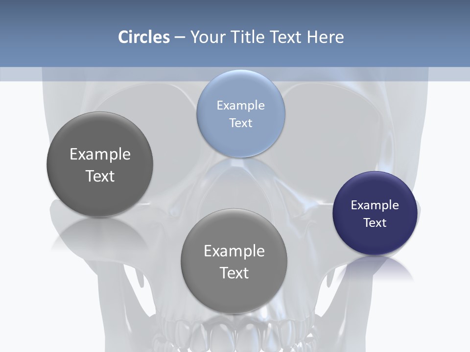 Metallic Dead Isolated PowerPoint Template