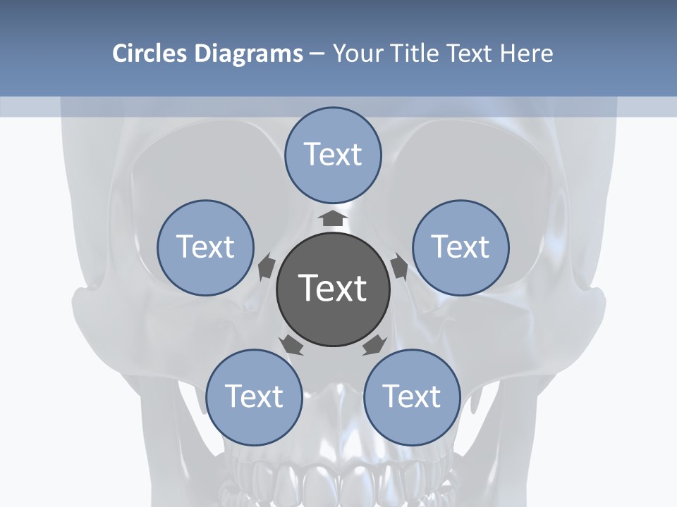 Metallic Dead Isolated PowerPoint Template