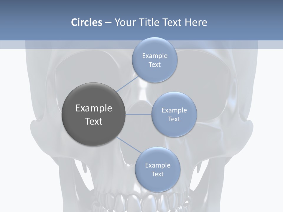 Metallic Dead Isolated PowerPoint Template