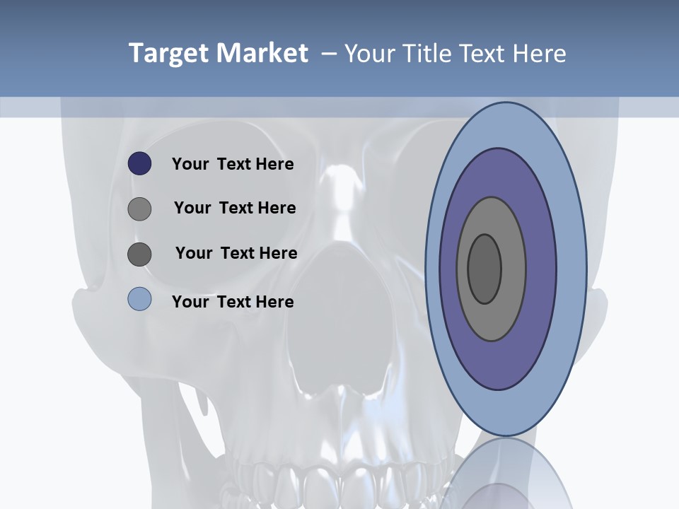 Metallic Dead Isolated PowerPoint Template