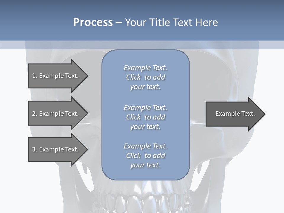 Metallic Dead Isolated PowerPoint Template
