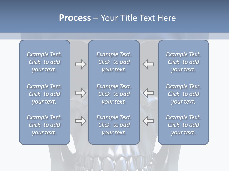 Metallic Dead Isolated PowerPoint Template