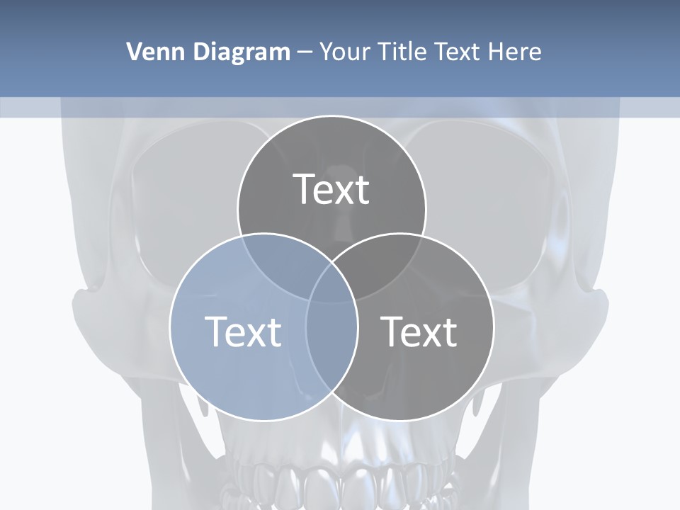 Metallic Dead Isolated PowerPoint Template