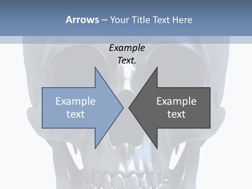 Metallic Dead Isolated PowerPoint Template