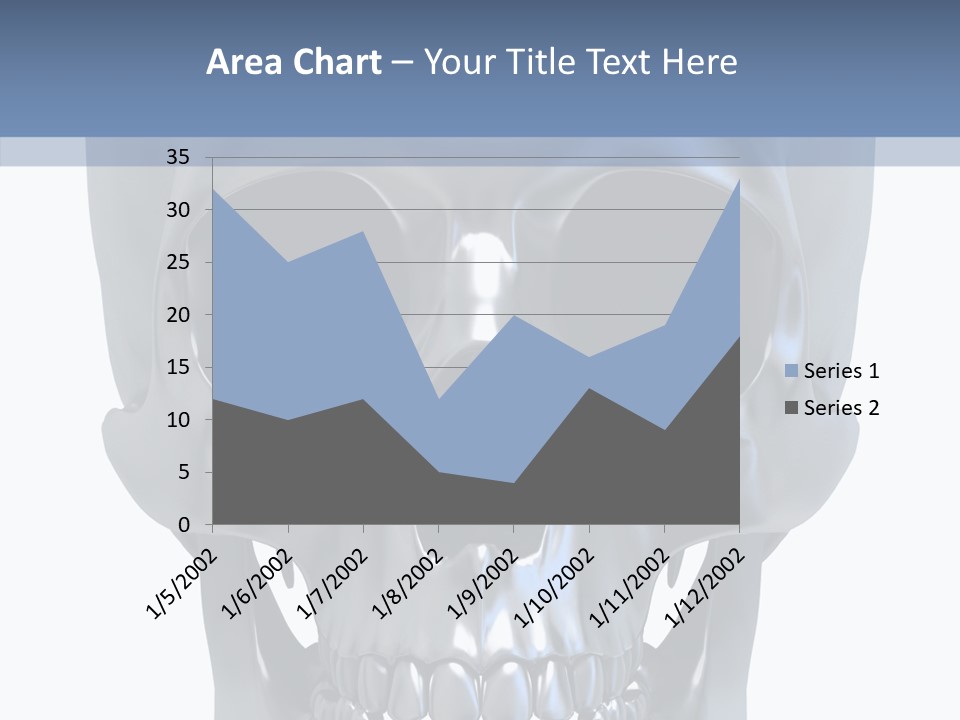 Metallic Dead Isolated PowerPoint Template