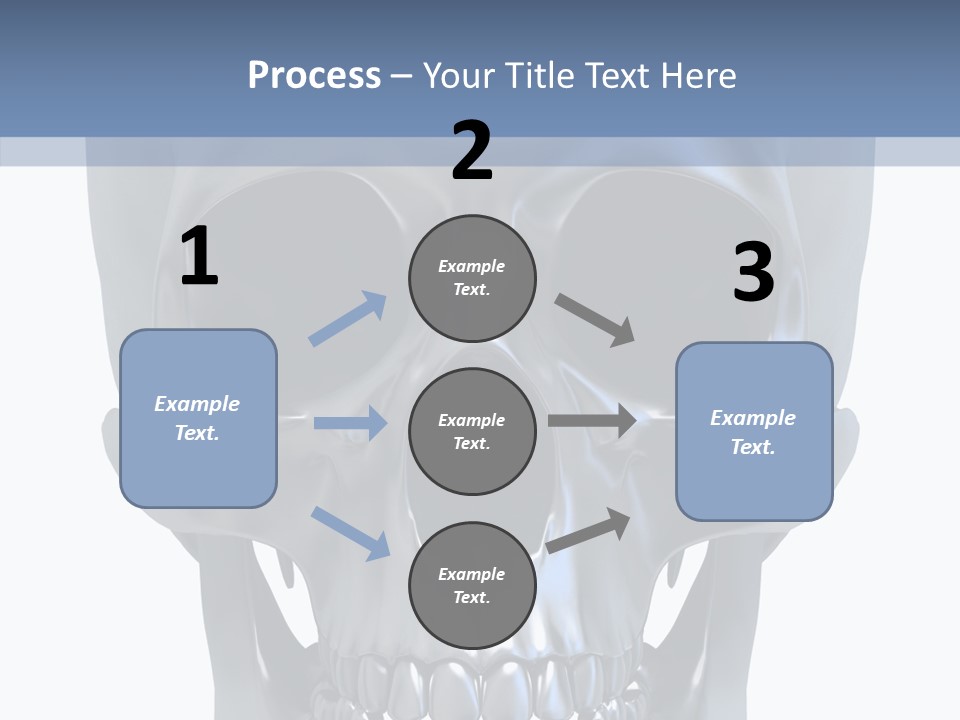 Metallic Dead Isolated PowerPoint Template