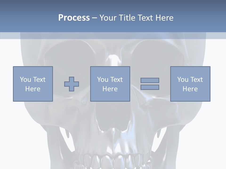 Metallic Dead Isolated PowerPoint Template
