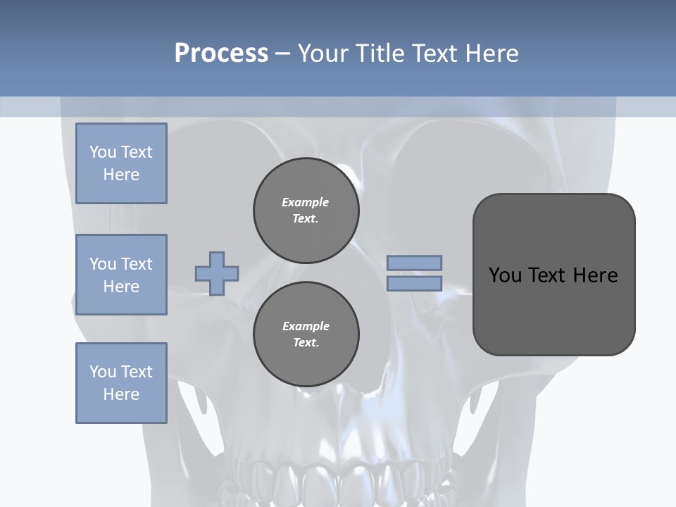 Metallic Dead Isolated PowerPoint Template