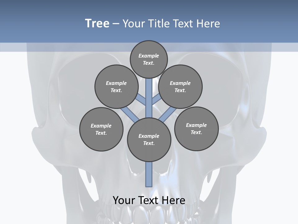 Metallic Dead Isolated PowerPoint Template