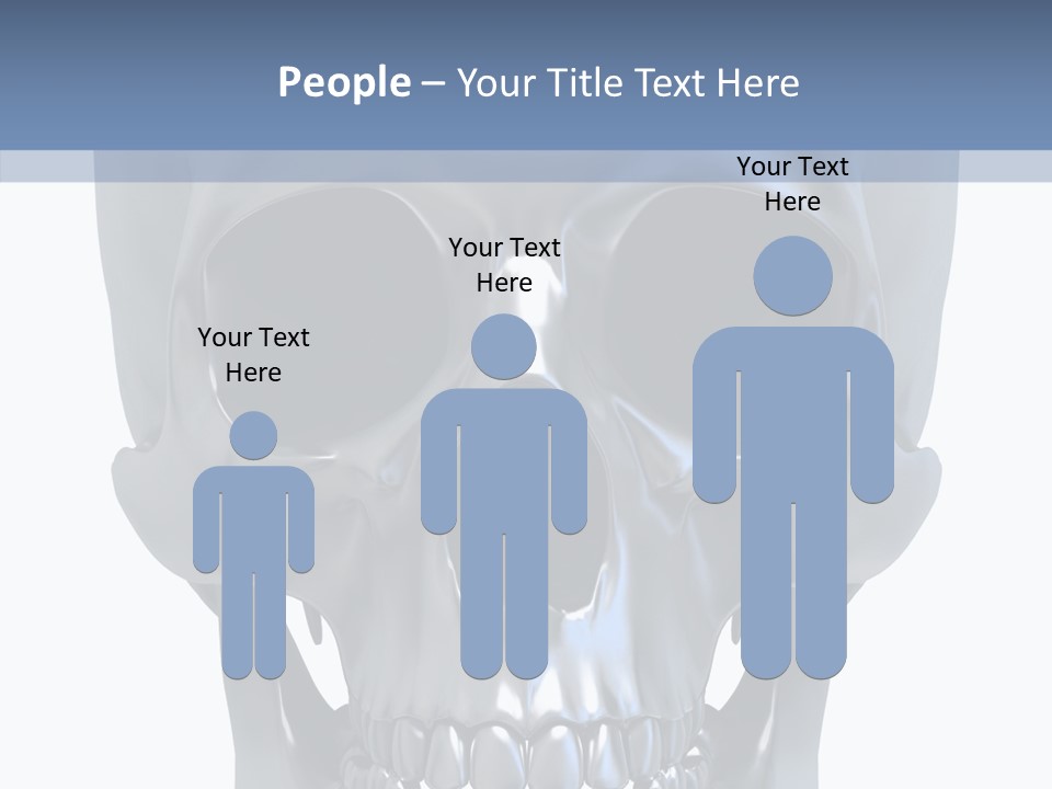 Metallic Dead Isolated PowerPoint Template