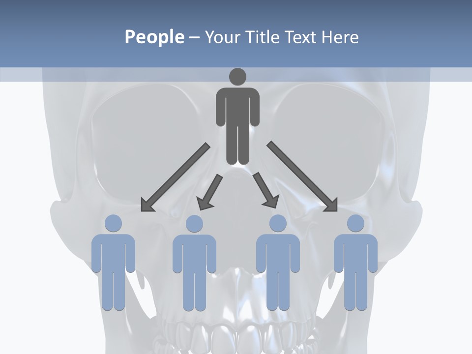 Metallic Dead Isolated PowerPoint Template