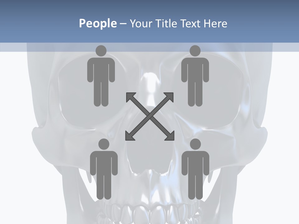 Metallic Dead Isolated PowerPoint Template