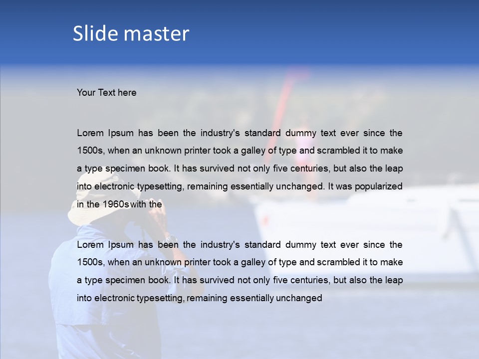 Transportation Nature Peaceful PowerPoint Template