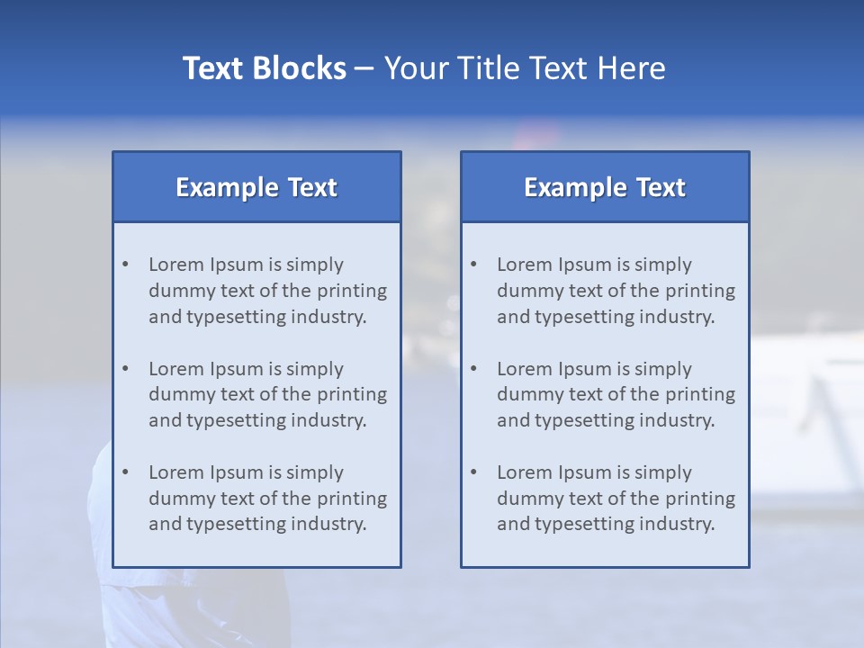 Transportation Nature Peaceful PowerPoint Template