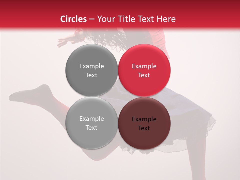 Fly Female Exercise PowerPoint Template