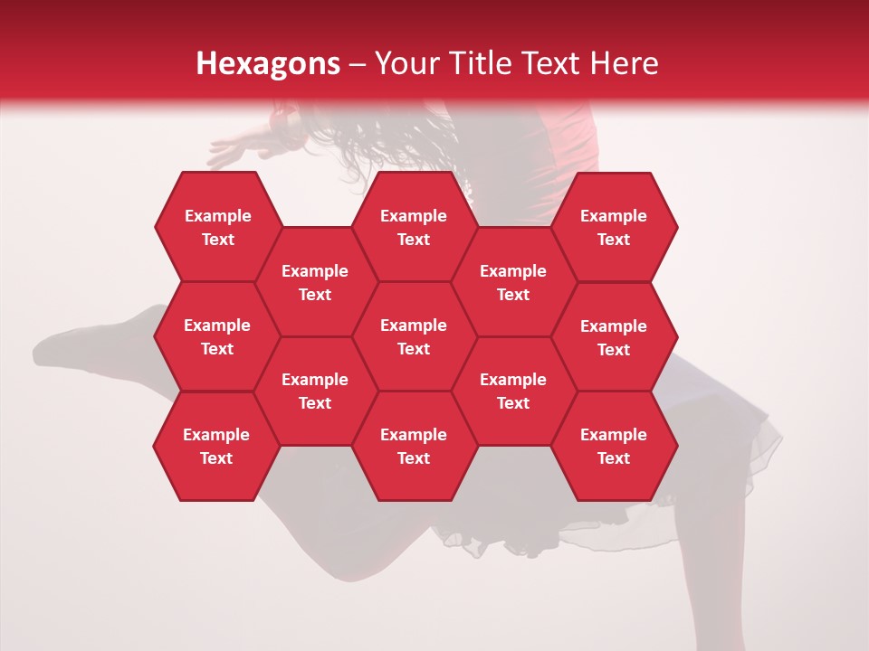 Fly Female Exercise PowerPoint Template